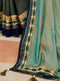 Vanya Zari Embroidered Women Woven Silk Saree Green with Green Embroidered Blouse Designer Saree - VANYA