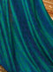 Teal Blue Silk Saree with Deep Blue Blouse - VANYA